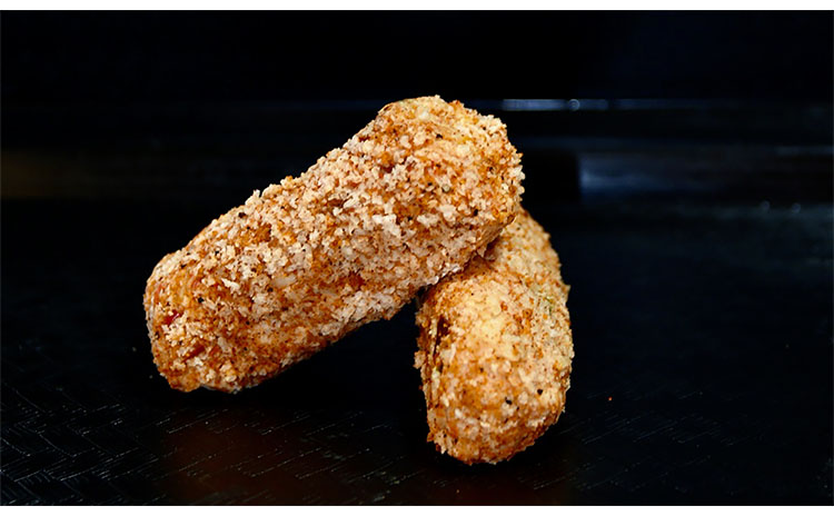 Smoked Cheddar Crab Rolls